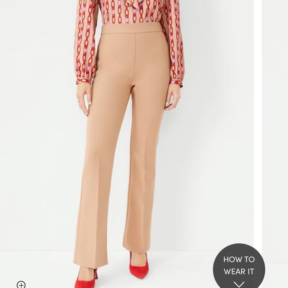 High Rise Side Zip Trouser Pant